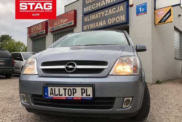 Instalacja gazowa Opel meriva 2003 1,6 64 kw