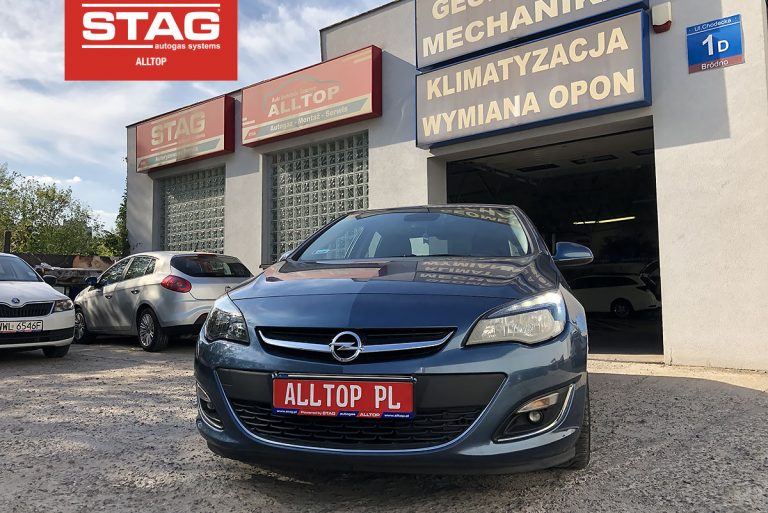 Instalacja gazowa Opel Astra 2013 1,4 103 kw