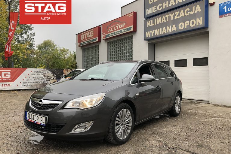 Instalacja gazowa Opel Astra 2011 1,4 140KM