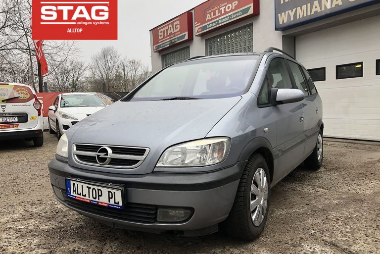 Instalacja gazowa Opel Zafira 2003 1,8 125KM