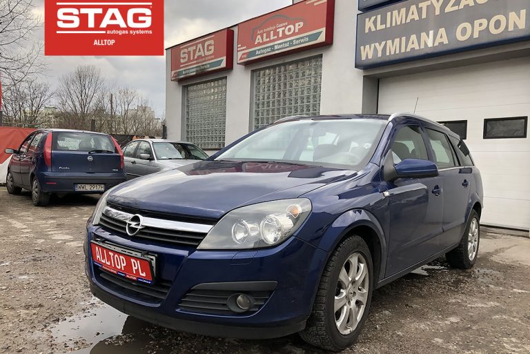 Instalacja gazowa Opel Astra SW 2005 1,8 125KM