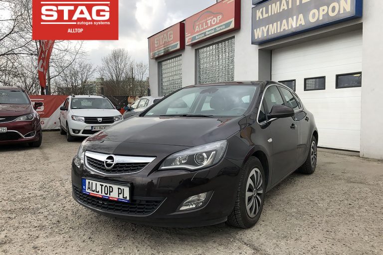 Instalacja gazowa Opel Astra 2011 1,4 149KM