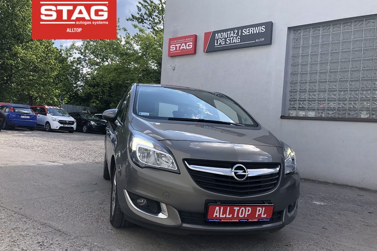 Instalacja gazowa Opel Meriva 2014 1,4 100KM