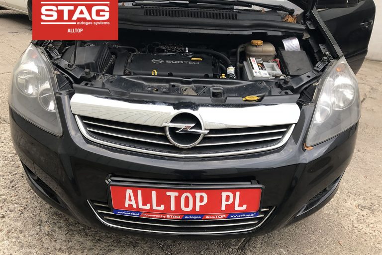 Instalacja gazowa Opel Zafira 2012 1,8 140KM