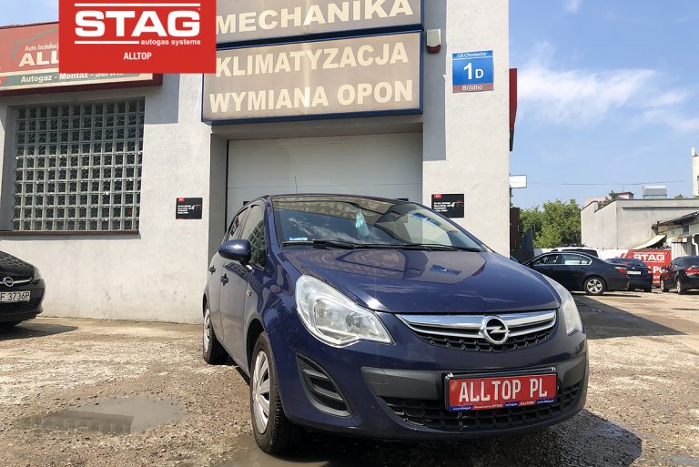 Instalacja gazowa Opel Corsa 2012 1,2 70KM