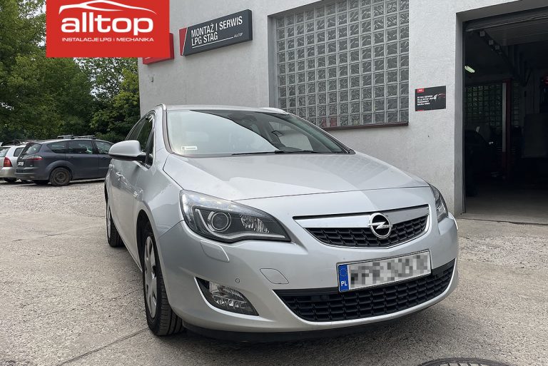 Instalacja gazowa Opel Astra 2012 1,6 180KM